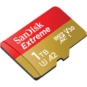 SanDisk, 1TB microSD Memory Card + Adapter, Extreme UHS-I (160MB/s)