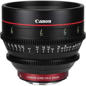 Canon, Cinema Prime (CN-E) 24mm, T1.5 (ft, EF Mount)