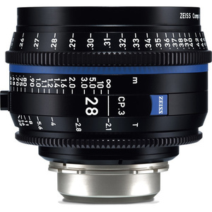 Zeiss, CP.3 Compact Prime 28mm, T2.1 (ft, PL Mount)