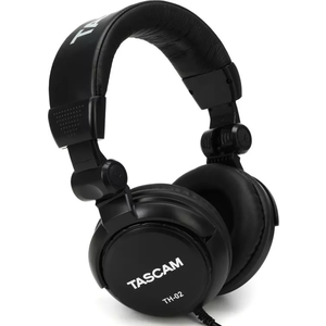 Tascam, TH-02 Closed Back Studio Headphones (Black)