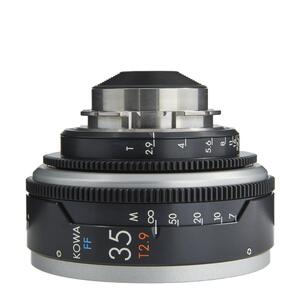 Kowa, Vintage Full Frame TLS Rehoused 35mm T2.9 Lens