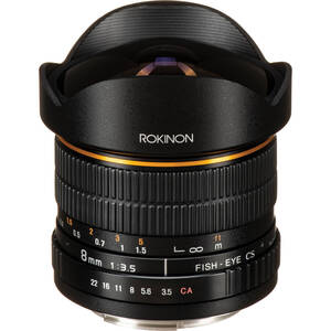 Rokinon, 8mm f/3.5 Fisheye Lens (EF)