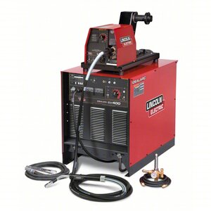 Lincoln Electric, Idealarc® CV400 MIG Welder + LF-72 Wire Feeder + Control Cable Package