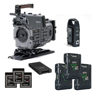 Sony, FX9 Camera Kit with Tilta Cage + SD Cards + Card Reader + 3x 90Wh Batteries + Dual Bay Charger