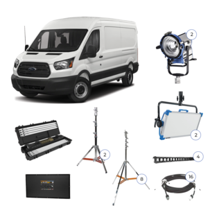 Ultimate Grip & Lighting Package, 3/4 Ton Grip Truck + ARRI M18 & S60 + Astera Titan Tubes + Honeycrates and More
