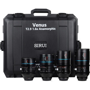Sirui, Venus Full Frame 1.6x Anamorphic 4-Lens Kit - 35/50/75/100mm (RF)