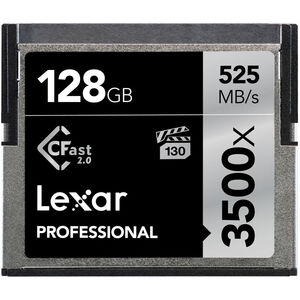 Lexar, 3500x CFast 2.0 Memory Card (128gb)